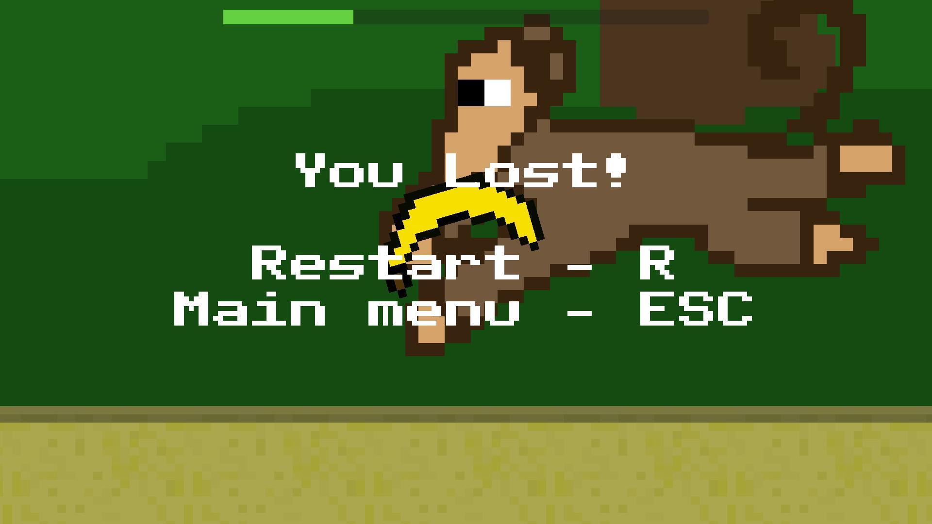 Monkey chase banana