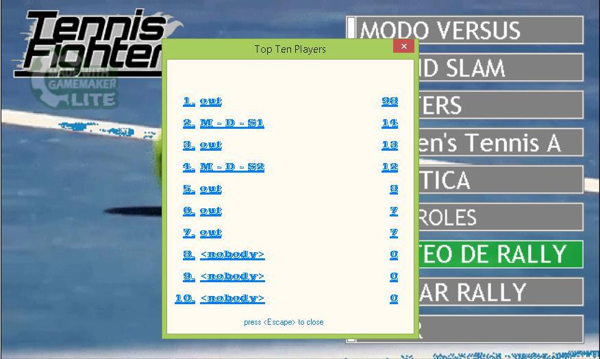 Tennis Fighters DEMO