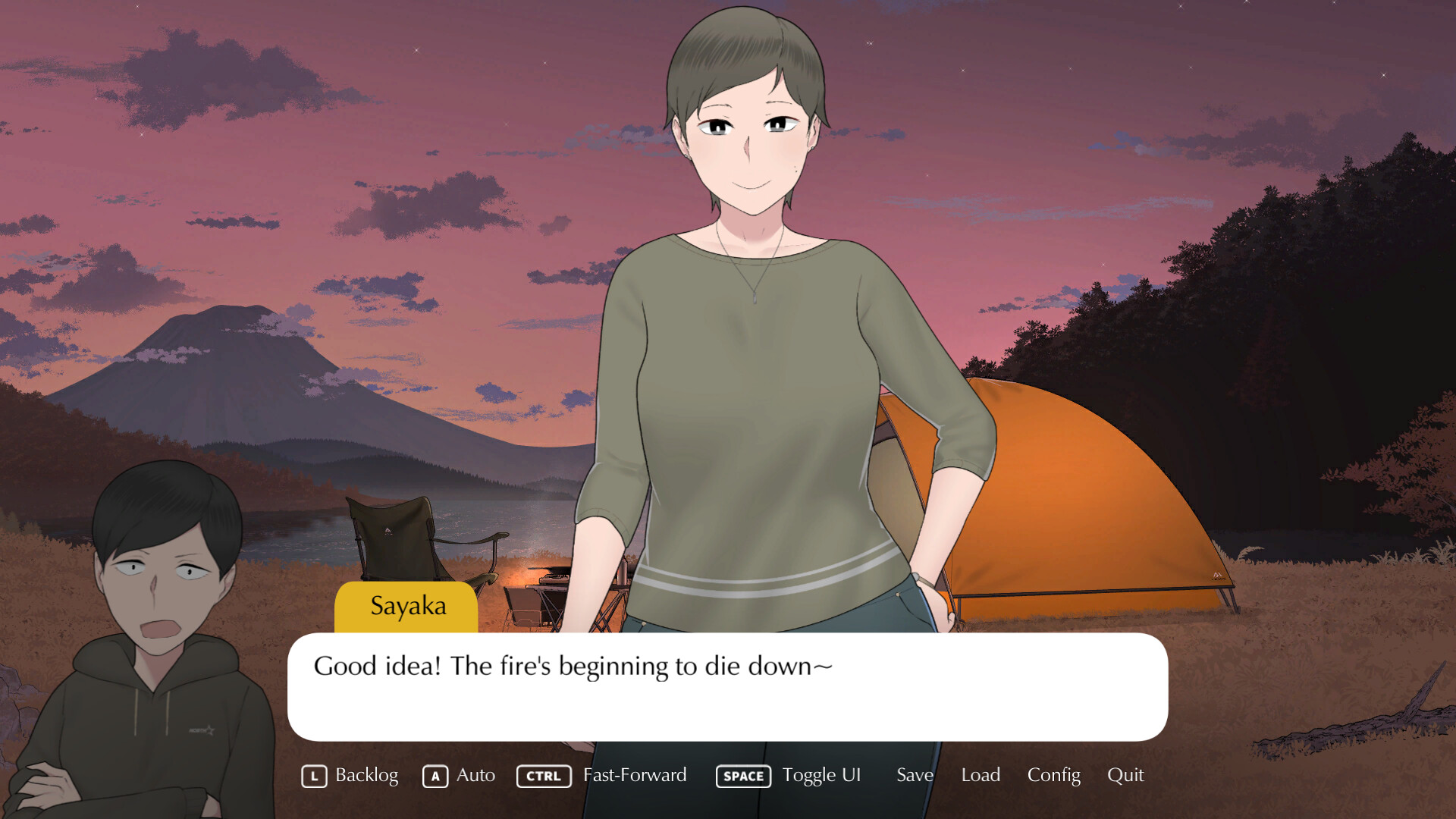 Camp with Mom and my Annoying Friend who wants to rail her screenshot