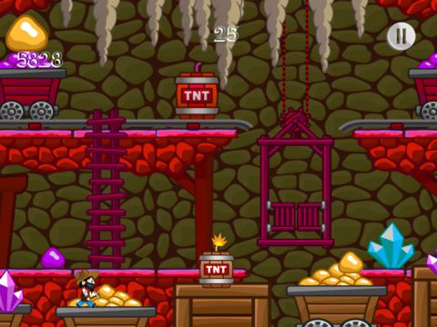 Free Mine Runner Games - The Gold Rush of California Miner Game