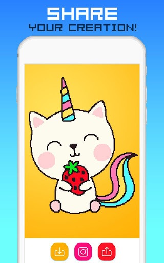 RAINBOW Color by Number - Miraculous Ladybug Art