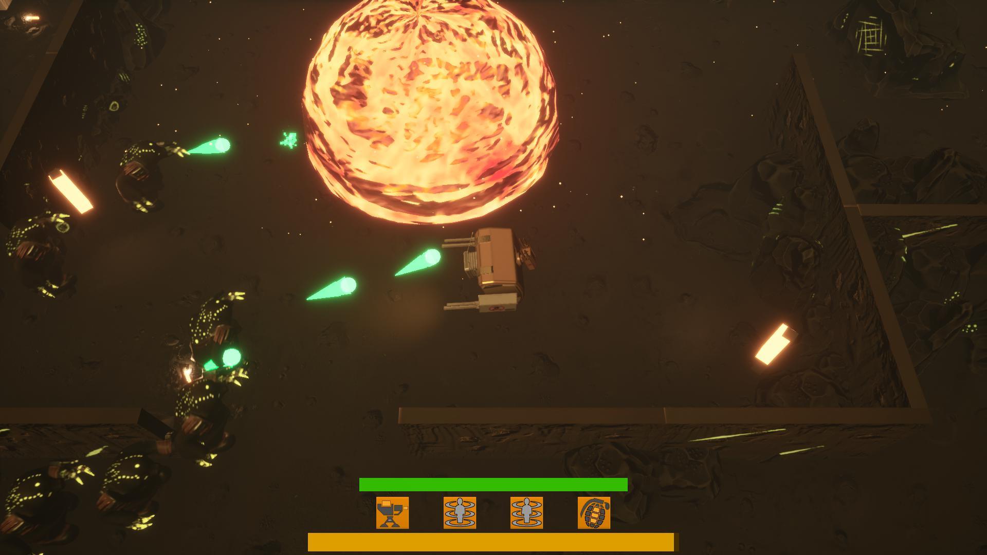 Earth, moles and robot