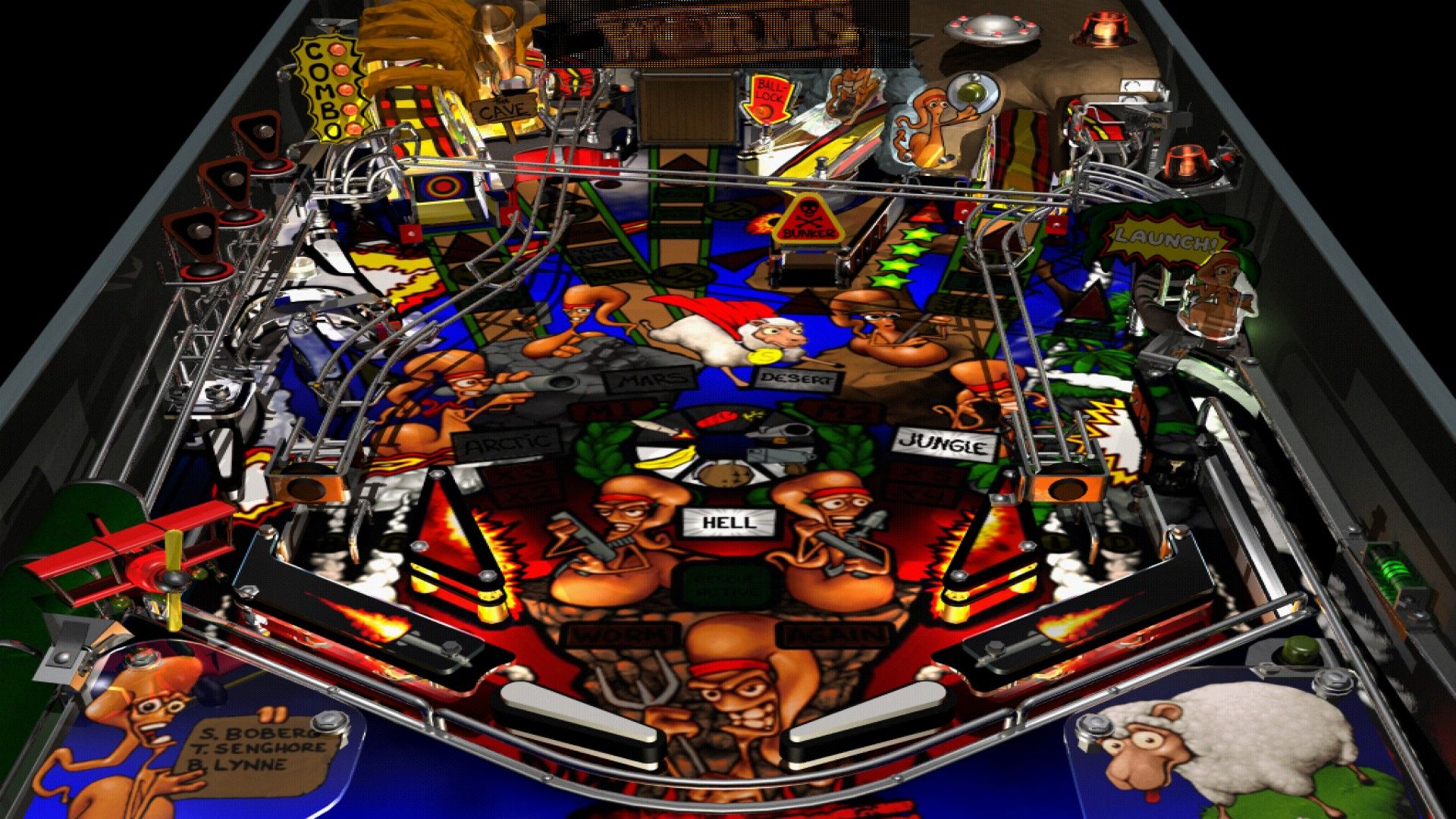 Worms Pinball