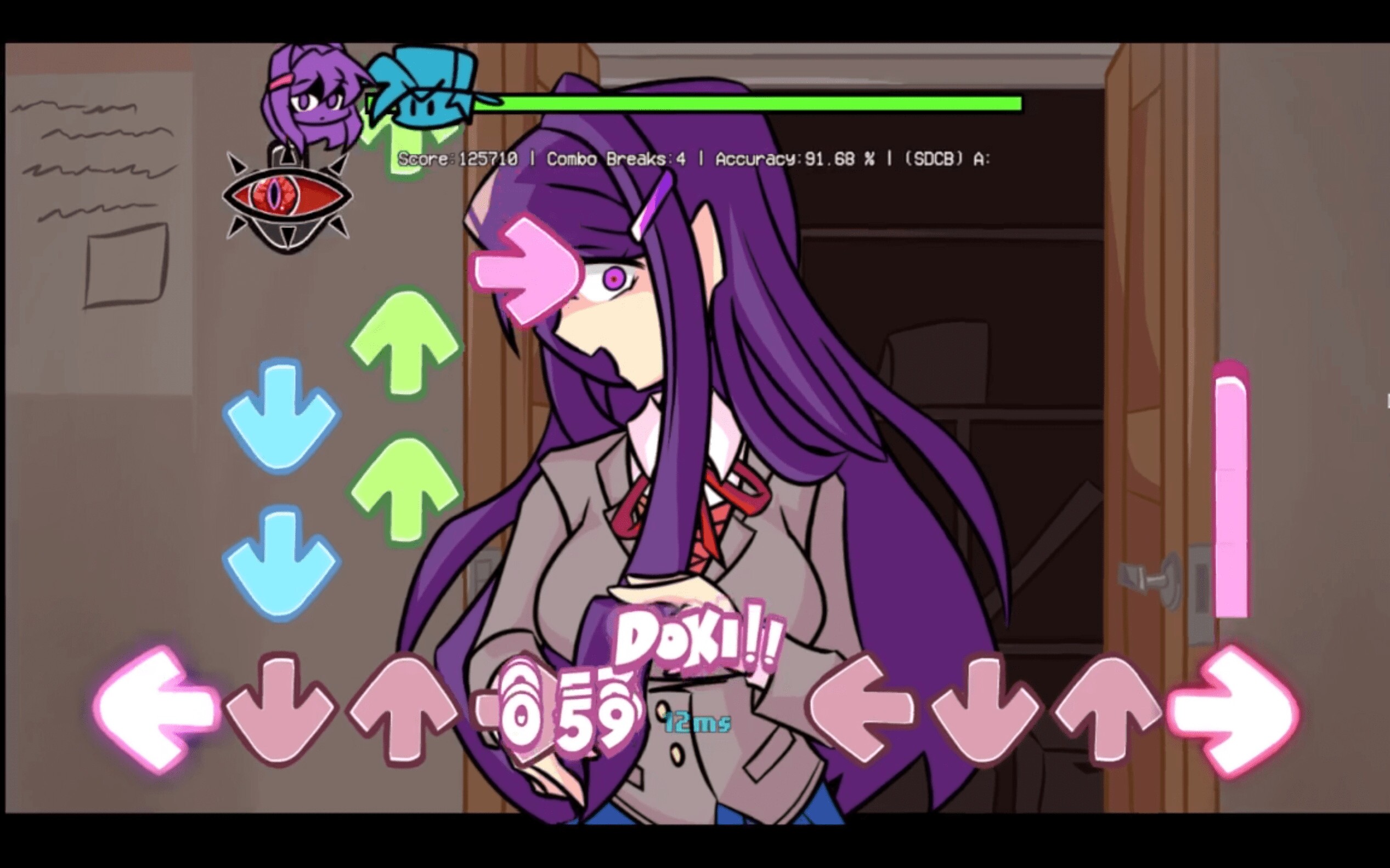 FNF - Yuri Over Monika Epiphany Reskin