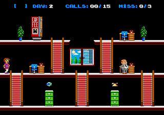 ZOOMING SECRETARY: GOING PANIC!(MEGADRIVE/GENESIS) (DEMO)