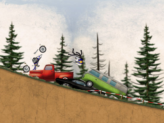 Stickman Downhill - Motocross