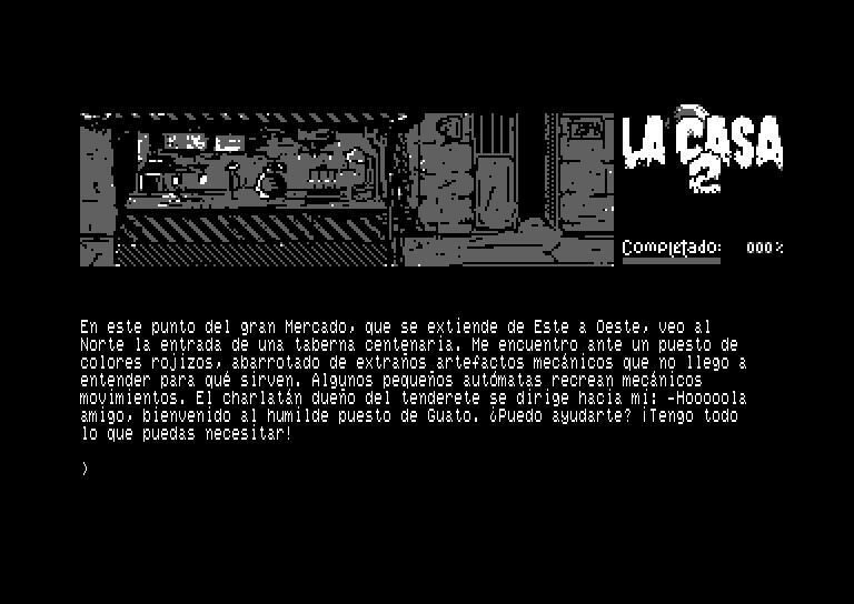 La Casa (Amstrad CPC) (Spanish)