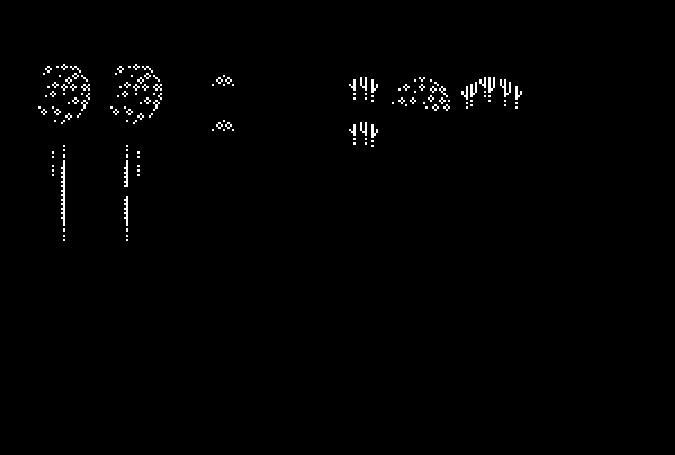 Free 1 Bit Pixel Art Forest