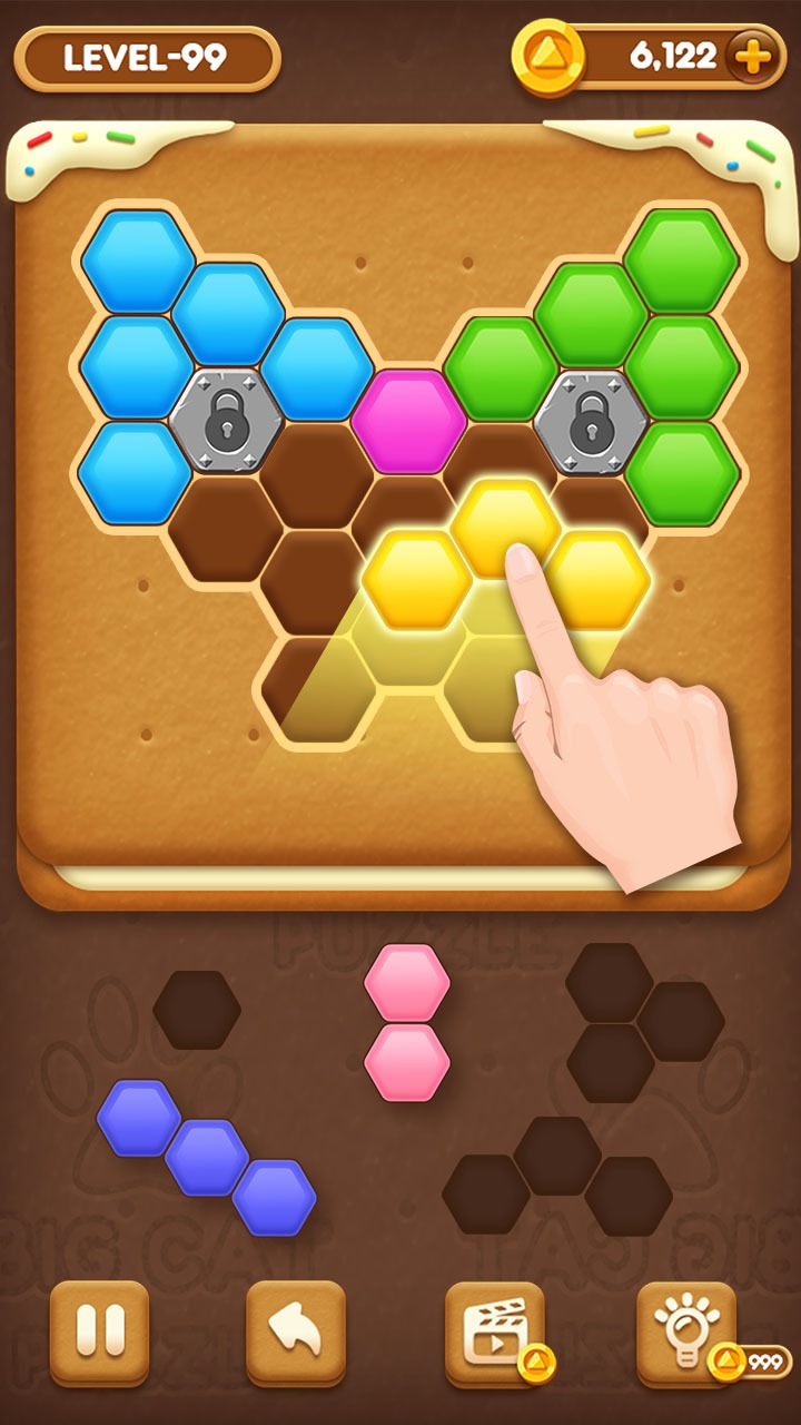 Cookie Puzzle: Hexa