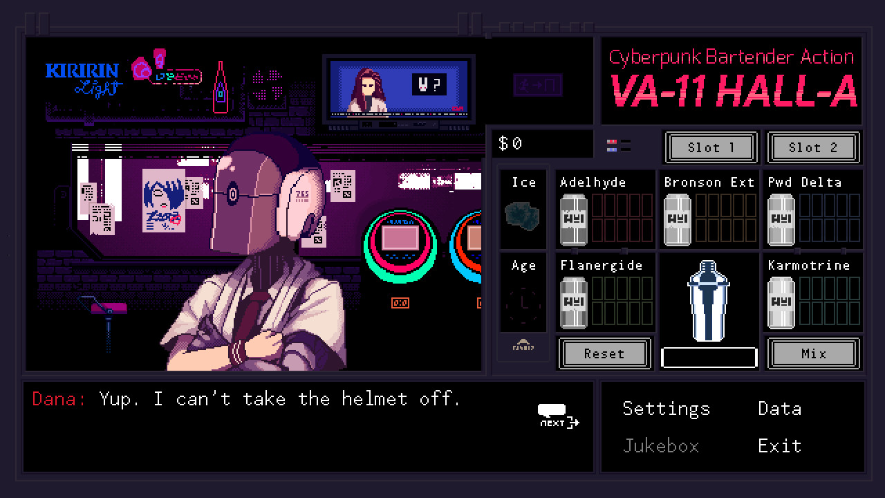 VA-11 Hall-A: Cyberpunk Bartender Action