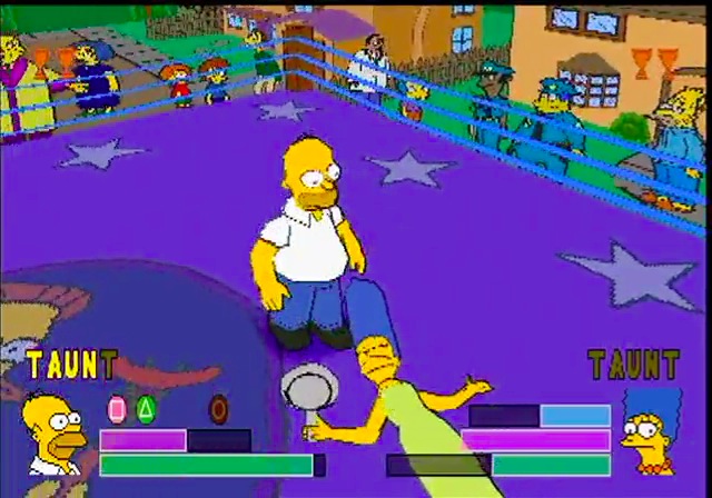 The Simpsons Wrestling