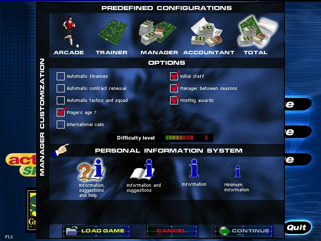Premier Manager: Ninety Nine gameplay visual