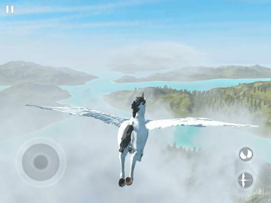 Flying Unicorn Simulator 2021 gameplay visual