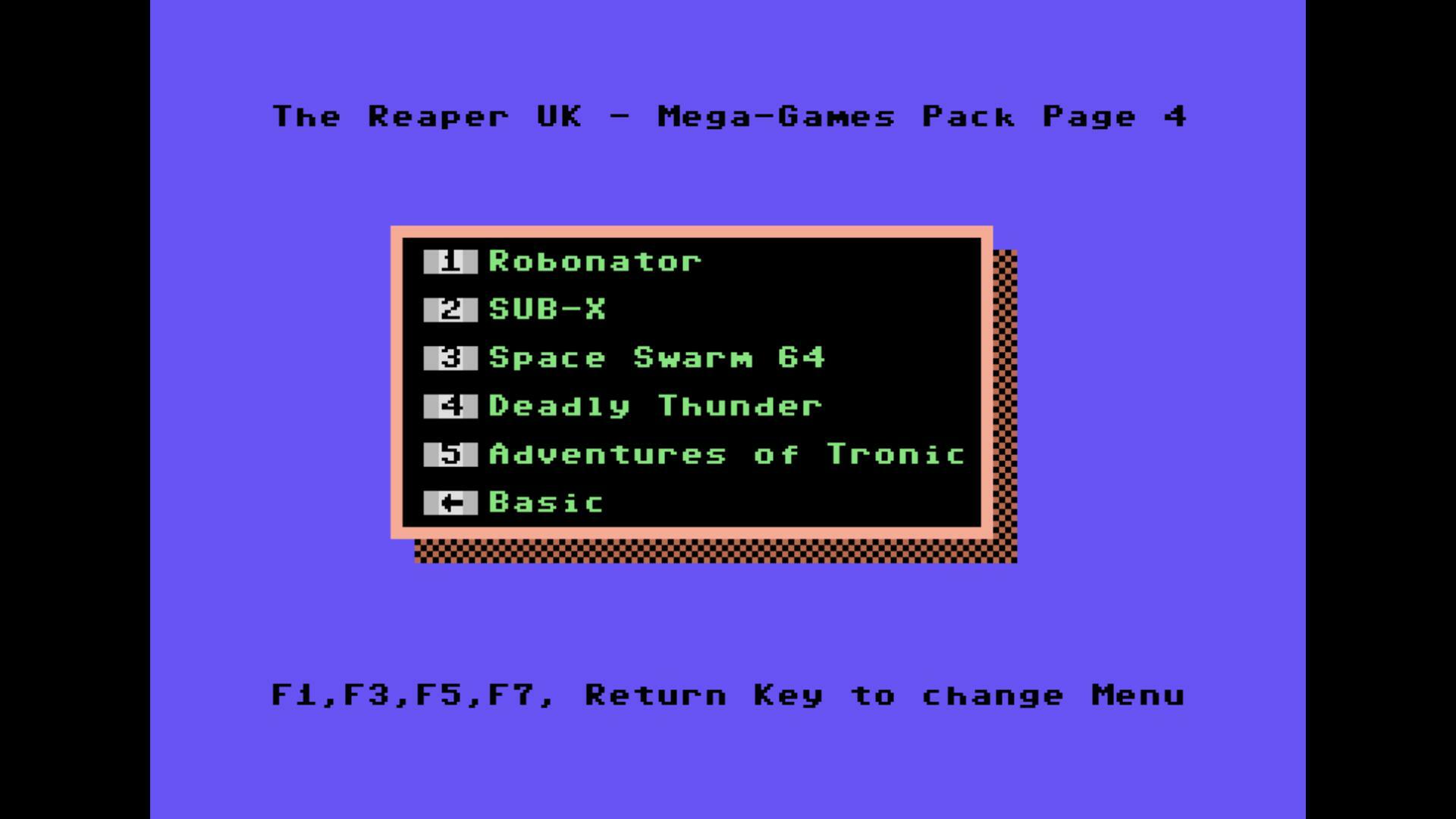 Reapers Mega Cartridge Image C64 - 25 Games