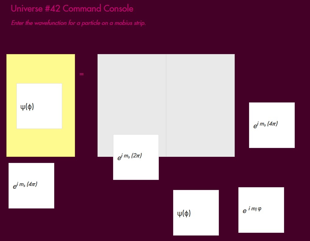 Particle on a Mobius Strip (PMS) The Video Game