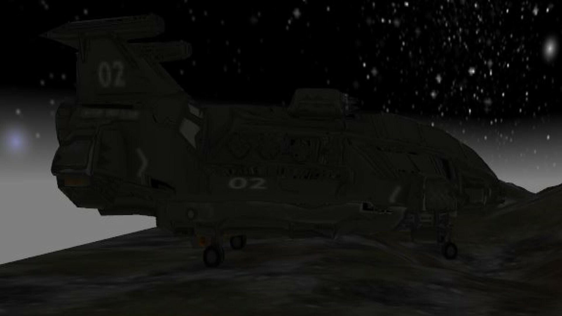 Mission on the planet gameplay visual