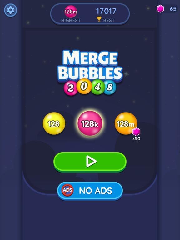2048 Merge Bubbles!