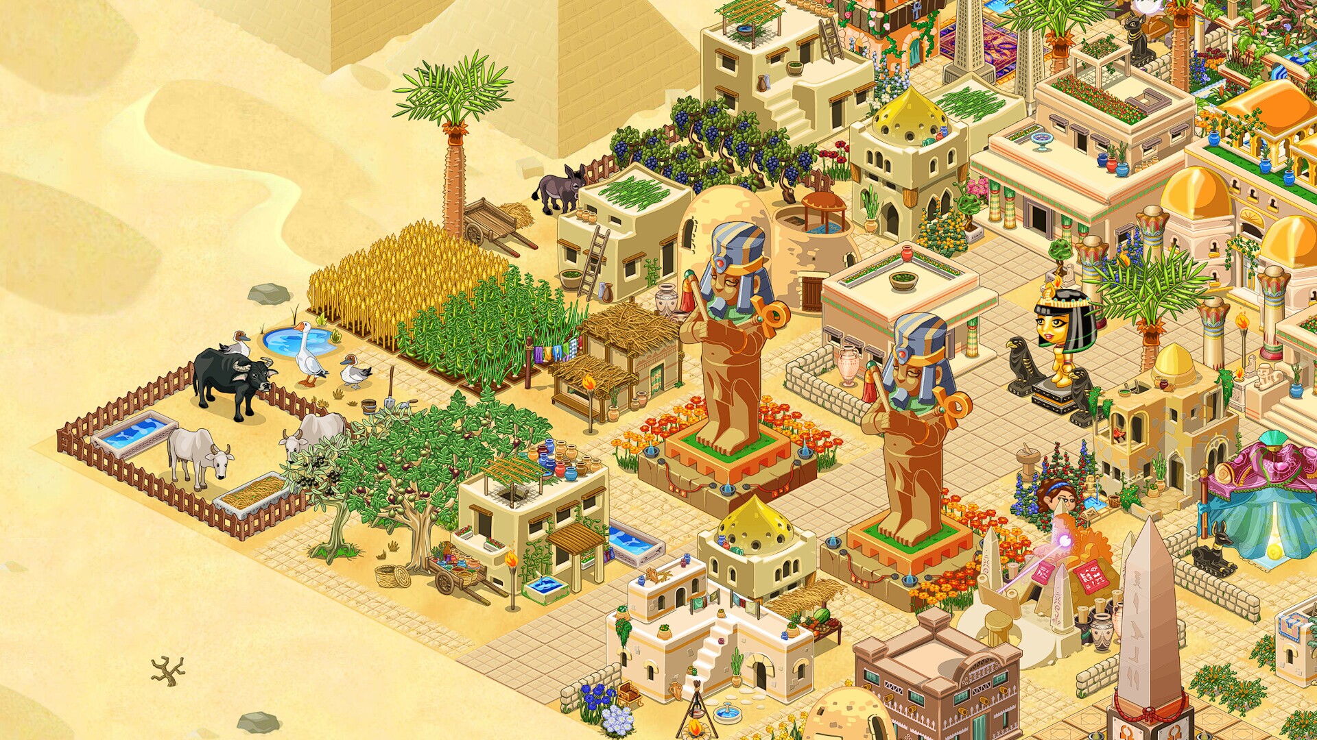 PyramidValley: Reborn gameplay visual