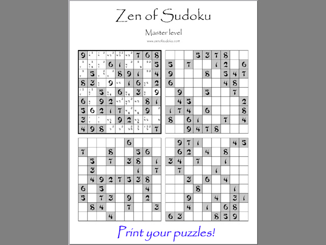 Zen of Sudoku