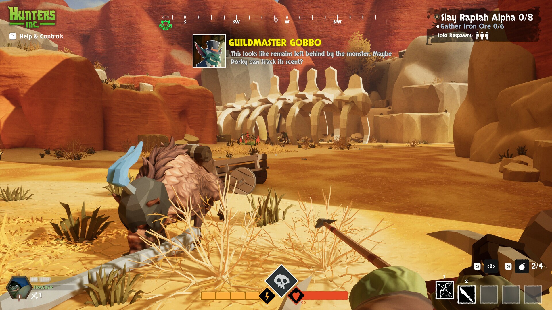 Hunters Inc gameplay visual