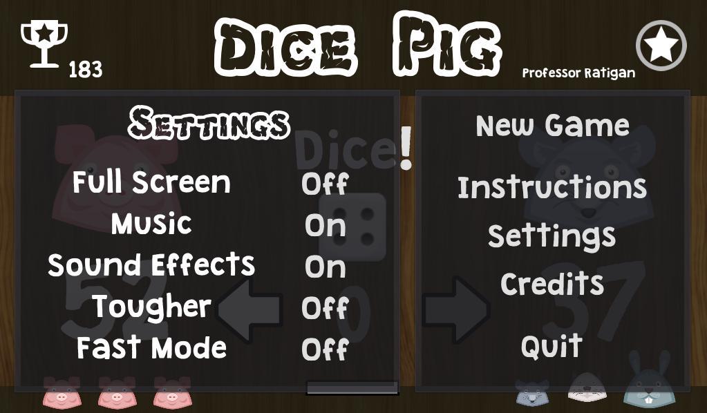 Dice Pig