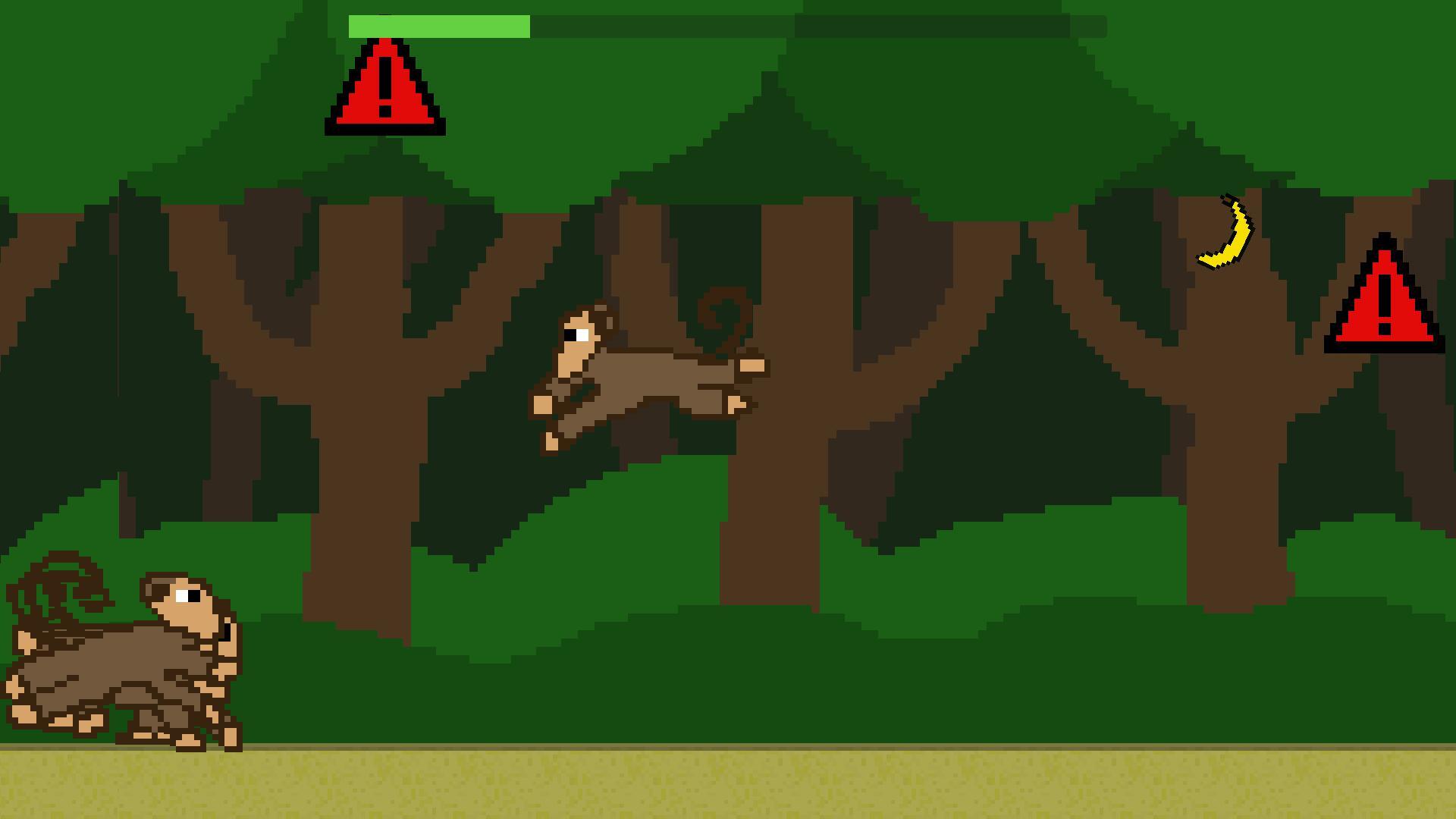 Monkey chase banana screenshot