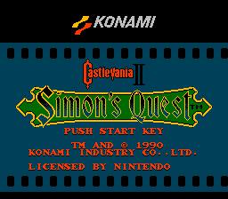 Castlevania II: Simon's Quest (1987)