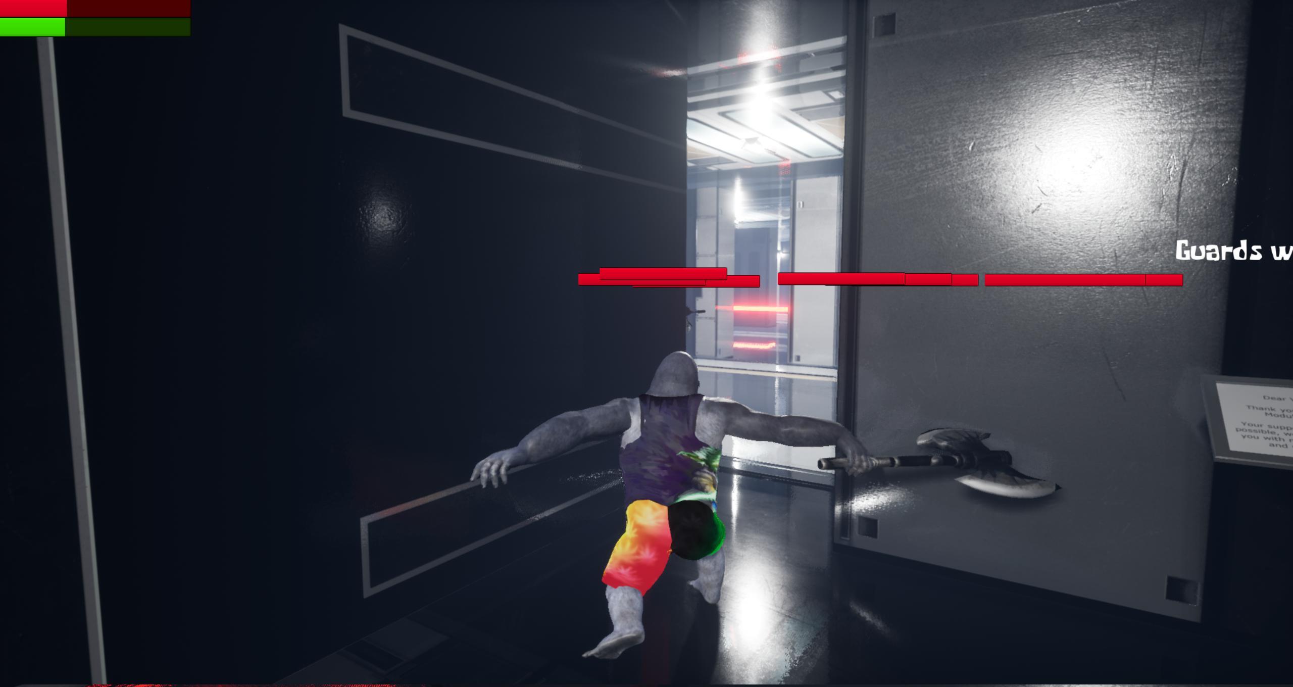 Gorilla with a Battleaxe