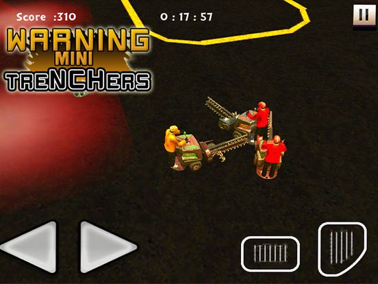 Warning Mini Trenchers