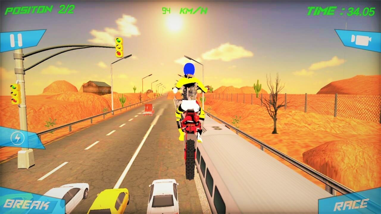 Tricky Bike vs Train Racing Fun Game