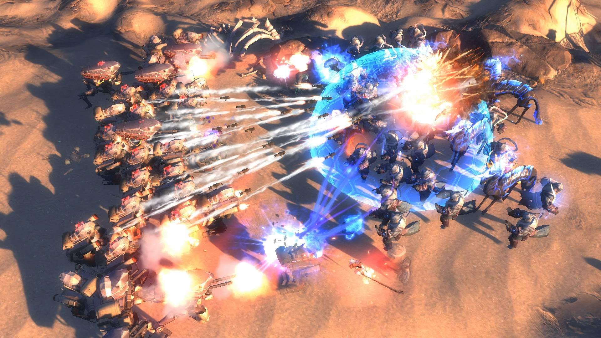 Art of War: Red Tides gameplay visual