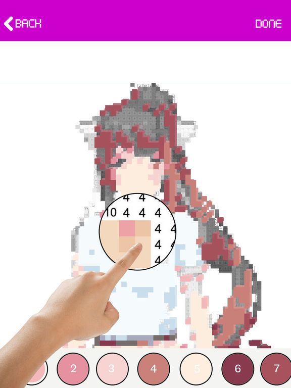Anime Coloring Game -Doki doki
