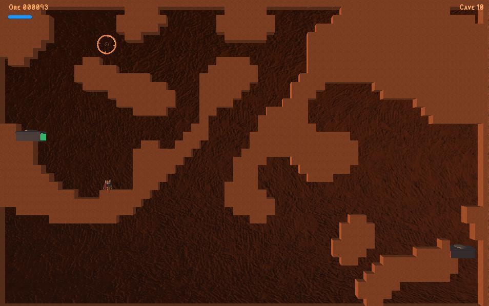 Infini Cave (or the amazing adventure of a Spaceship in Mars)