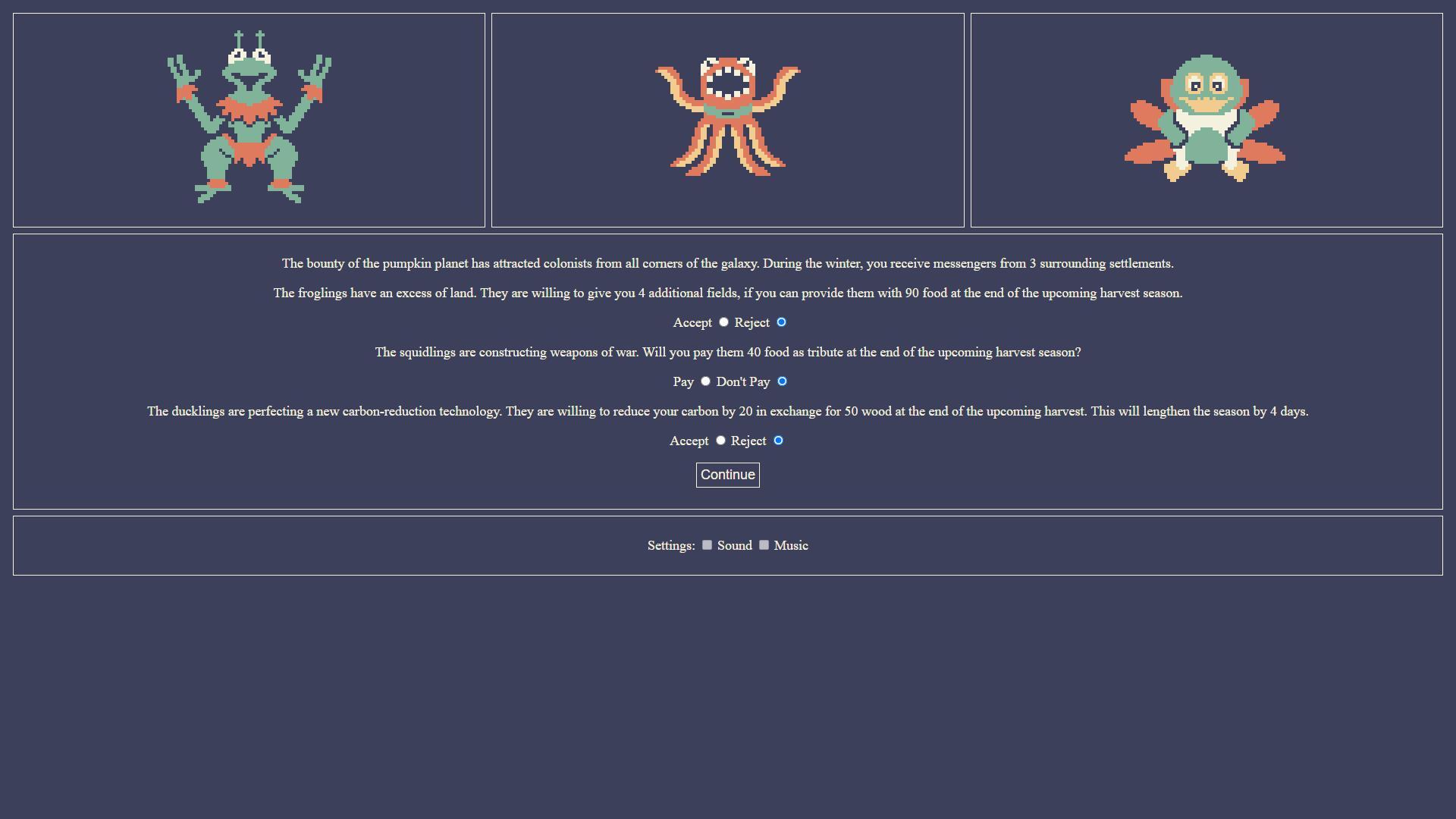 Bounty of the Pumpkin Planet