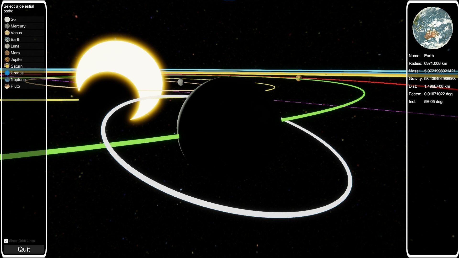Toy Solar System