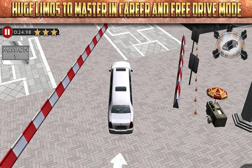 3D Limo Parking Simulator Game