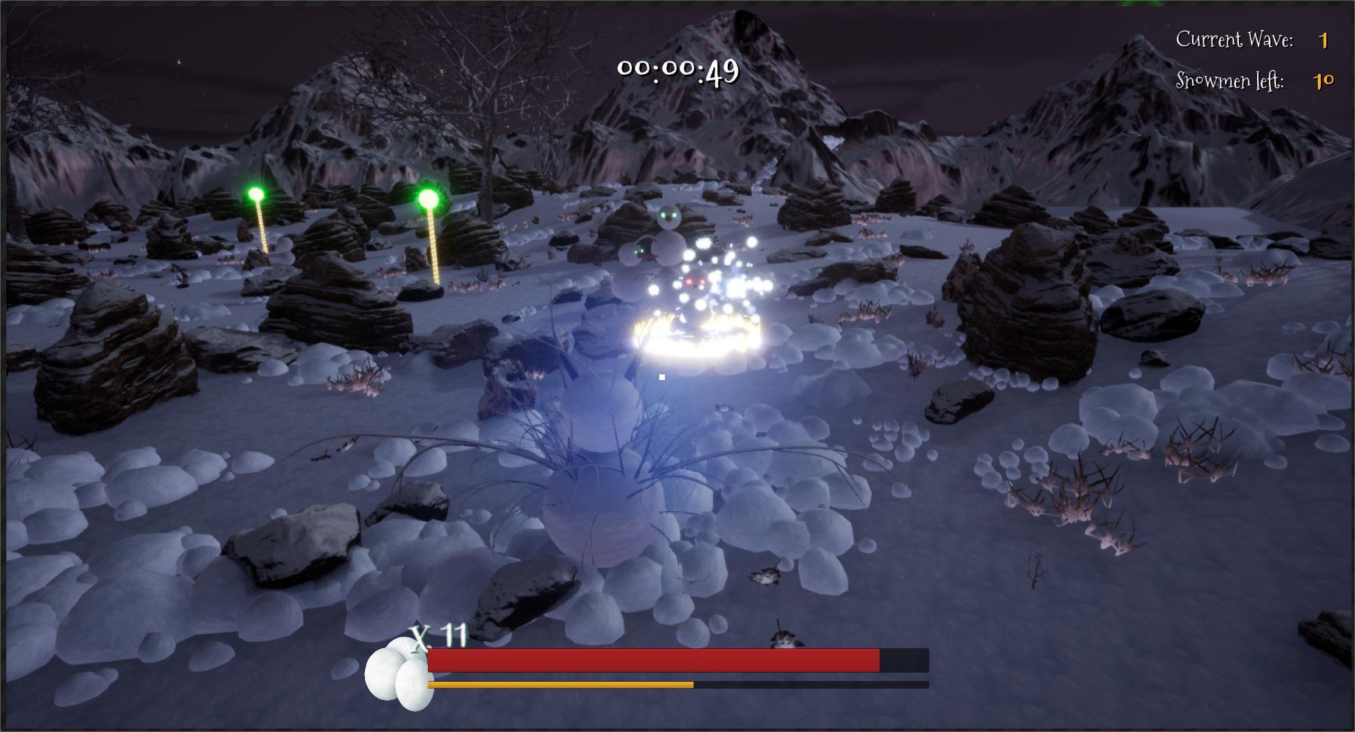 The snowmen before Christmas