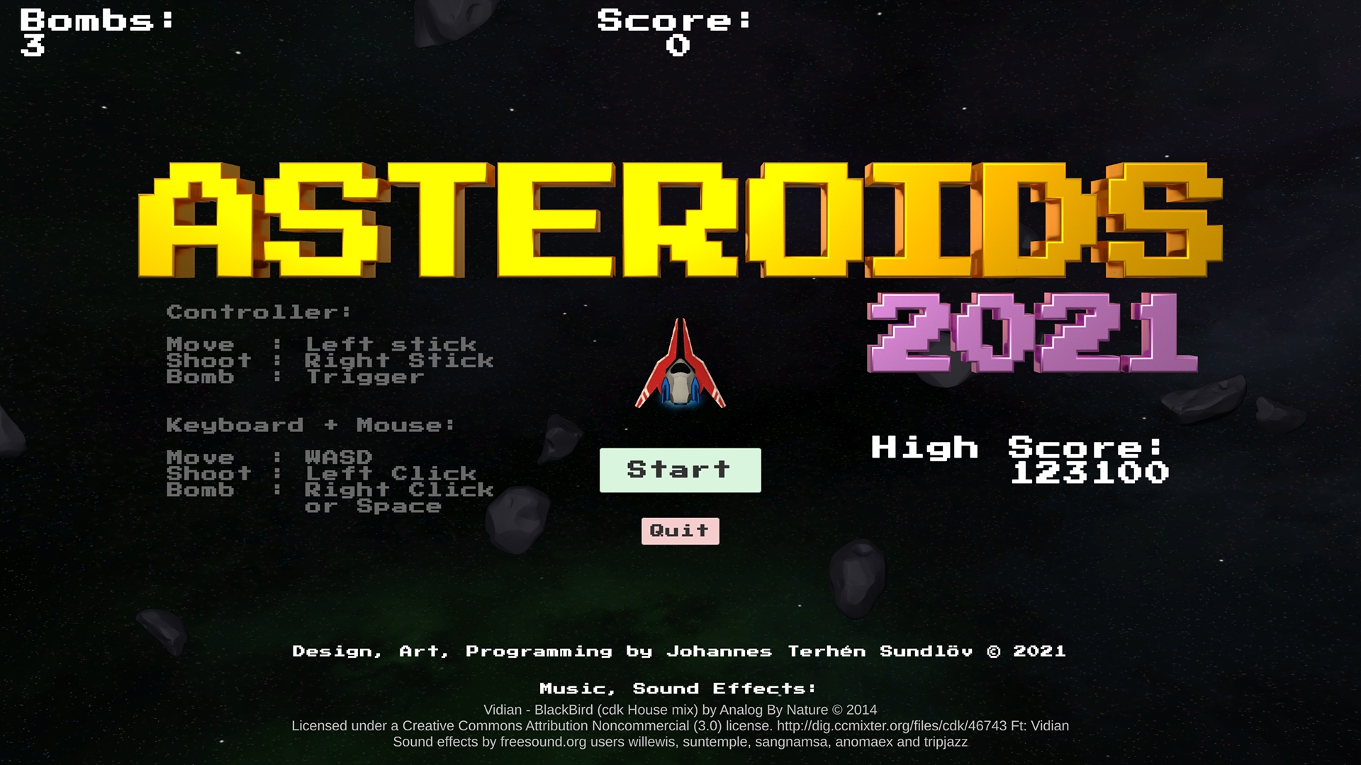Asteroids 2021