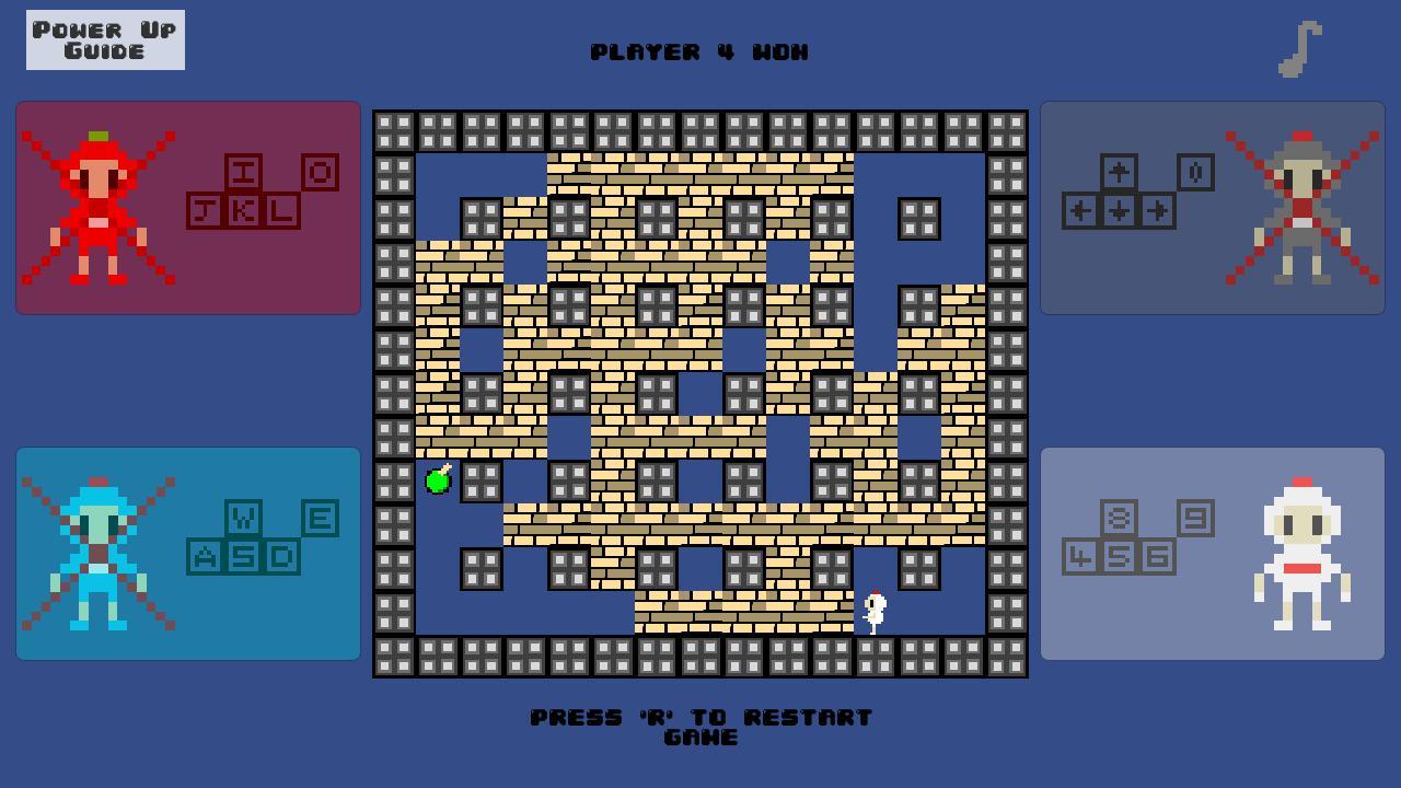 Bomberman Clone Local Multiplayer