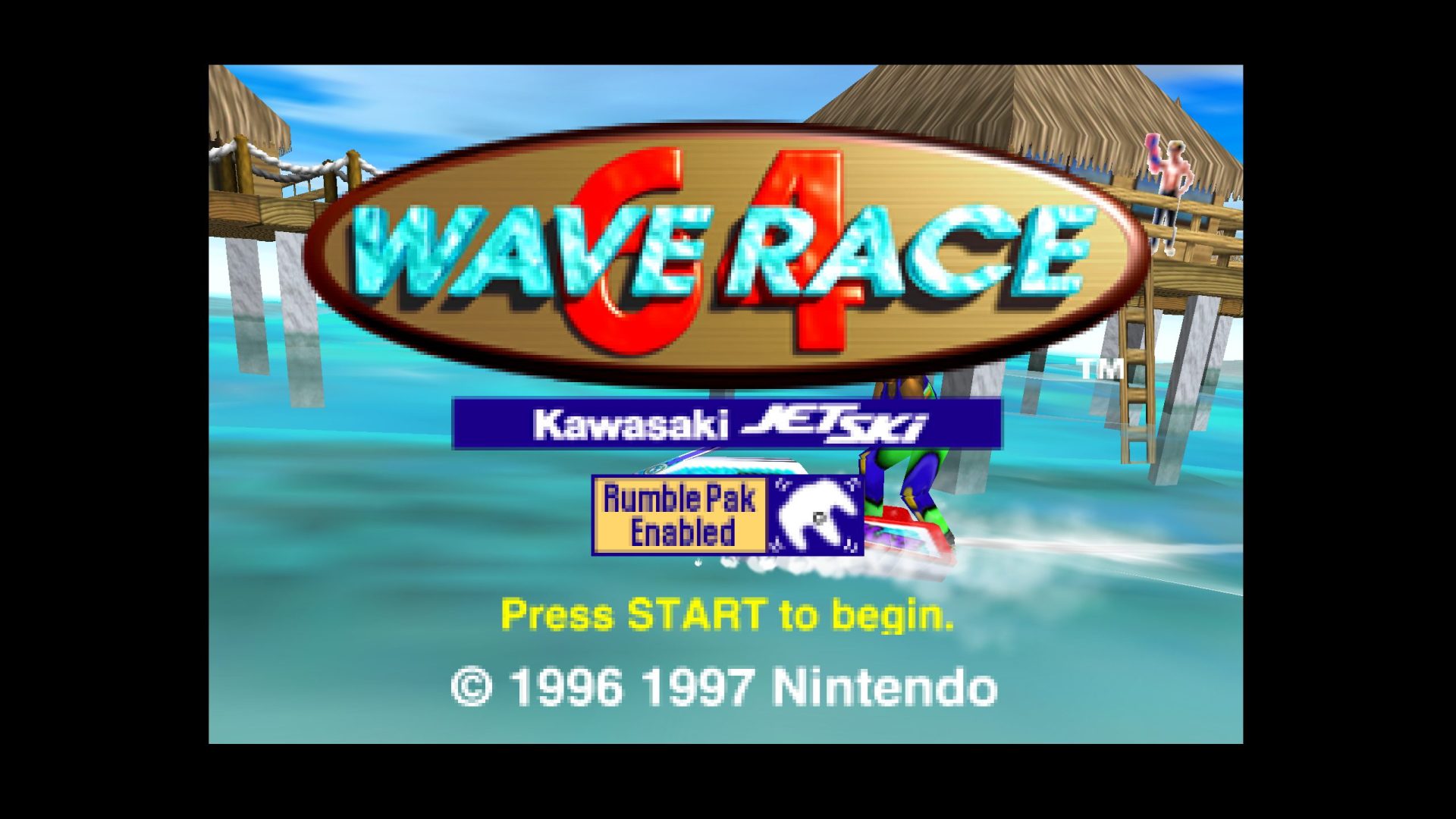 Wave Race 64: Kawasaki Jet Ski - Screenshot