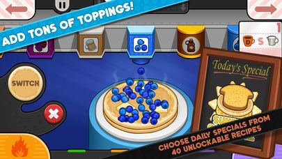 Papa's Pancakeria To Go! gameplay visual