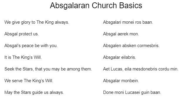 ABSGALAN: How Do You Serve The King?