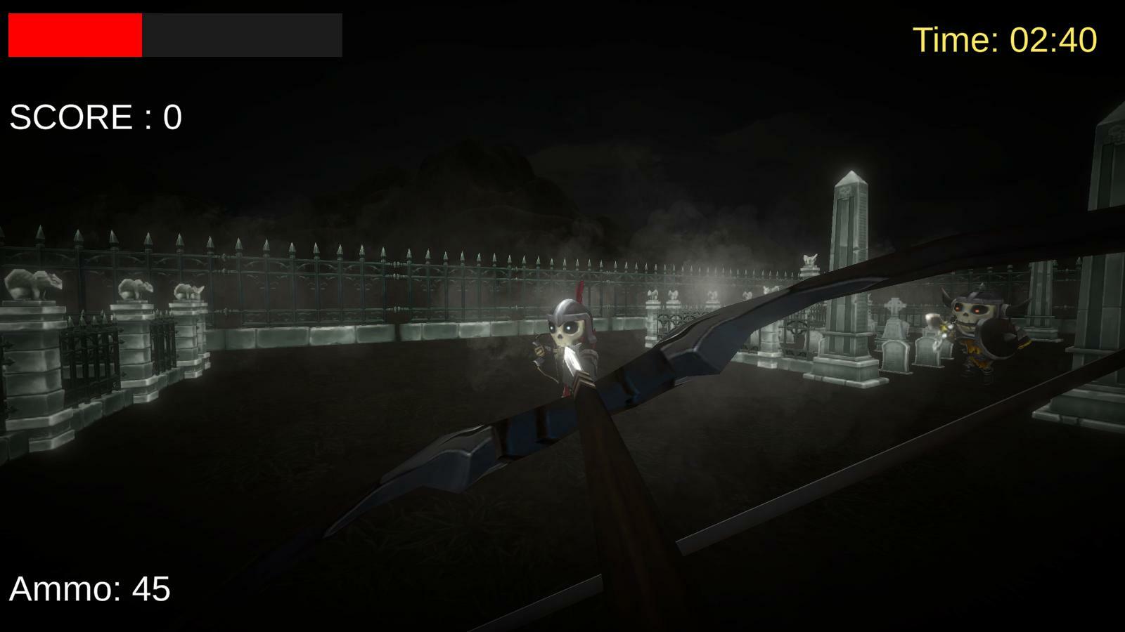 Arrow is Cool in the Cemetery Skull