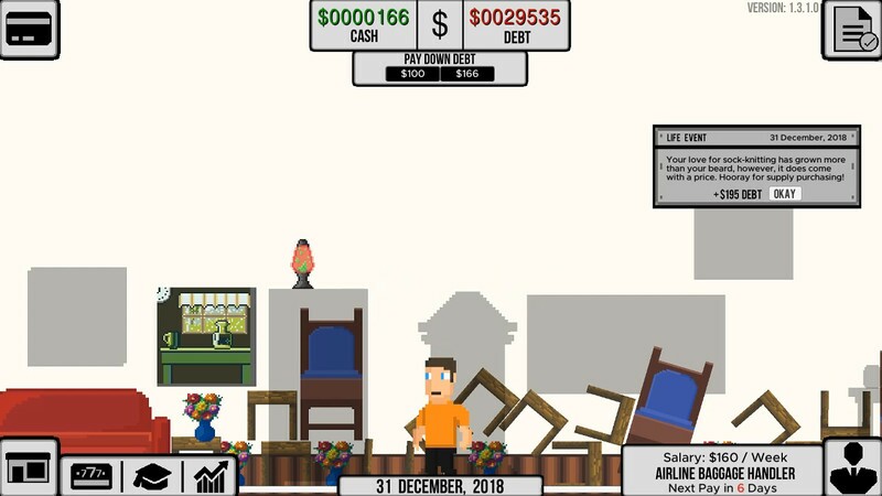 Life and Debt: A Real Life Simulator (itch)