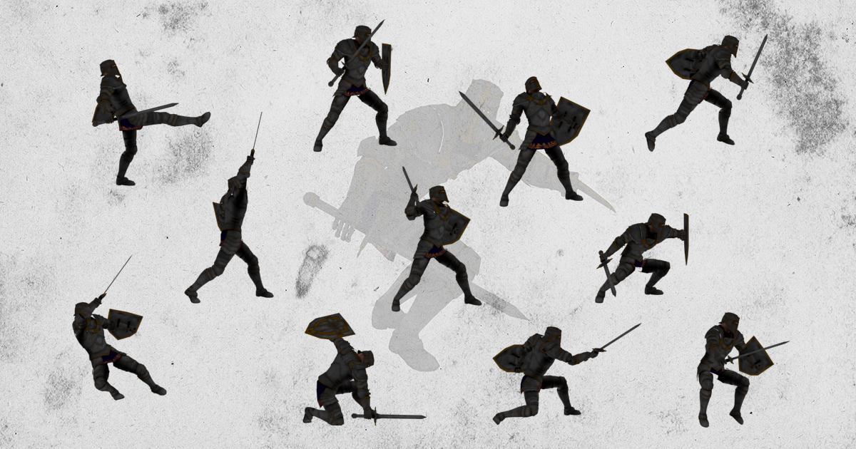 Dark Knight 2D Character