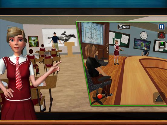 Virtual High School Girl