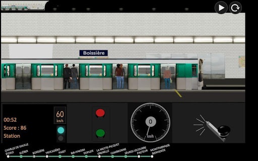 Paris Métro Simulator gameplay visual