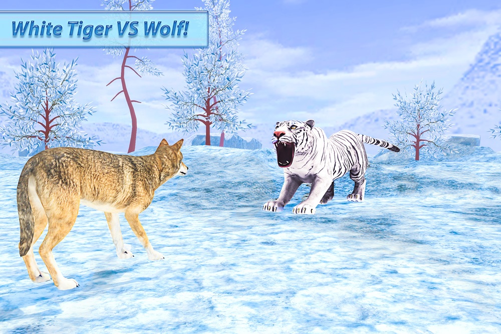 Wild White Tiger Family Simulator