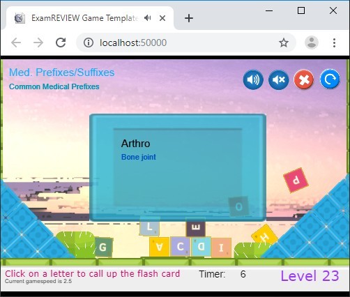 CramFLASH Common Medical Prefixes/Suffixes 30 Random Flashcards App