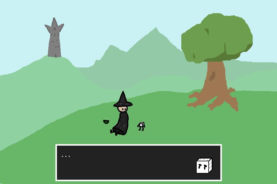 Magicman defends a village